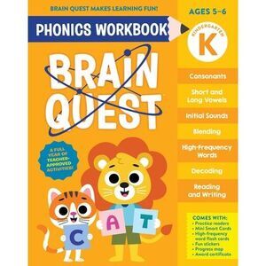 Brain Quest Phonics Workbook: Kindergarten -- Workman Publishing